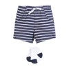 Hudson Baby Infant Boys Bodysuit, Short and Sock, Handsome Shark - 4 of 4