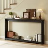 COWLOWN Corrugated Texture Narrow Console Table, Sofa Table for Hallway & Entryway - 3 of 4