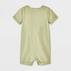 Baby Halloween So Franken Cute Short-Sleeve Romper - Cat & Jack™ Green - 2 of 4