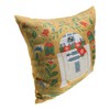 Disney Star Wars Holiday Droid Throw Pillow 18x18 Inches - 2 of 2