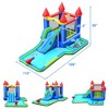 Costway Inflatable Bouncer Climbing Slide Bounce House Water Park BallPit Without Blower - 3 of 4
