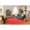 Striped Kilim Checkered STK801 Flat Weave Indoor Rugs - Safavieh - 3 of 4