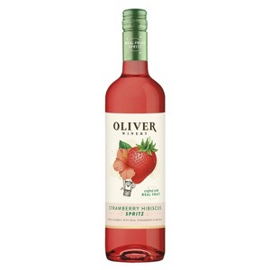 Oliver Strawberry Hibiscus Wine Spritz - 750ml : Target