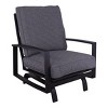 Courtyard Casual Santorini 3 pc Motion Chat Set  Includes:  Two Motion Club Chairs and one End Table - 4 of 4