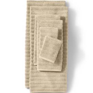 Lands' End Organic Cotton Rib Towel Set - 1 of 2