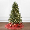 LuxenHome 6Ft Pre-Lit Green Artificial Tree with Frosted Tips - 4 of 4