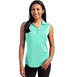 Cutter & Buck Forge Eco Stretch Recycled Womens Sleeveless Polo - 1 of 2