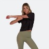 Vapor Apparel Women's Cropped 200 Mile Tee Shirt - 2 of 3