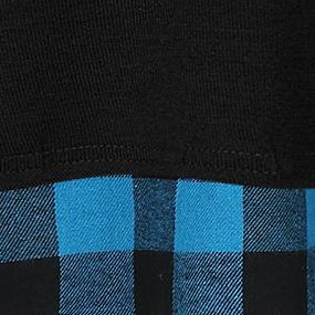 black navy plaid