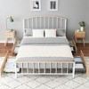 Queen Platform Bed Frame with Headboard & Footboard, Platform Bed Frame with 4 Storage Drawers - 3 of 4