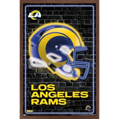 Trends International NFL Los Angeles Rams-Logo 21 Wall Poster, 22.375 x  34, Unframed Version