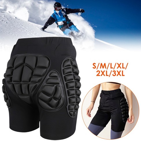 LakeForest**Protective Shorts for Skiing, Snowboarding, Skating & Skateboarding – EVA Hip & Tailbone Protection**black - image 1 of 4