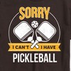 Men's - Instant Message - Sorry I Can't I Have Pickleball Short Sleeve Graphic T-Shirt - 2 of 4