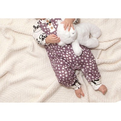 Baby Girls Painterly Petals Henley Romper - Tesa Babe