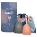 Saalt Soft Menstrual Cups - Small & Regular - 2pk
