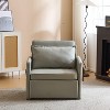 NicBex 3-in-1 Convertible Chair/Floor Bed - Sofa to Sleeper with Charging Tray Table, Fabric Upholstery - 3 of 4
