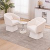 26.97'' Swivel Lounge Chair with Ergonomic Design and Multifunctional Use for Living Room, Bedroom - 4 of 4