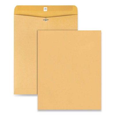 Universal Kraft Clasp Envelope, #105, Square Flap, Clasp/Gummed Closure, 11.5 x 14.5, Brown Kraft, 100/Pack