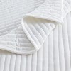 Pointehaven Heavy Weight Oversized Channel Design Velvet Quilt Set - 4 of 4