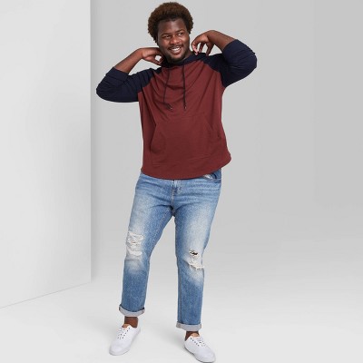 big and tall hooded t shirts