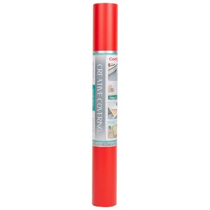 Con-Tact® Brand Creative Covering™ Adhesive Covering, Red, 18" x 50 ft - 1 of 3
