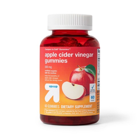 Apple Cider Vinegar Vegan Gummies - 60ct - up & up™ - image 1 of 3