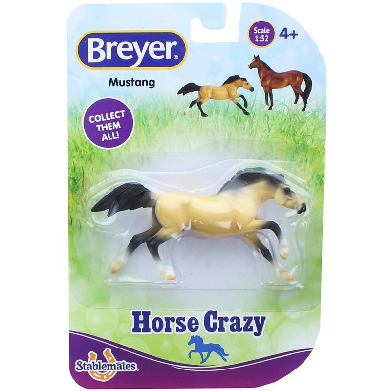 Breyer Animal Creations Breyer Stablemates Horse Crazy 1:32 Scale Model Horse | Mustang, 1 of 3