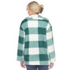 Women's Plaid Shacket -White Mark - 3 of 4