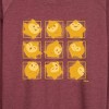 Women's - Disney - The Many Faces Of Star Lightweight French Terry Wide Neck Long Sleeve Shirt - 2 of 4