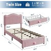 Kids Noise-Free Platform Bed Frame–With Headboard & Storage Drawer,Easy Assembly, Children Bedroom Furniture - 2 of 4