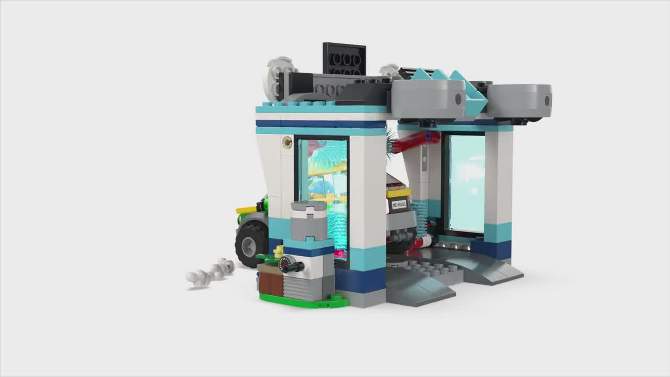 LEGO City Car Wash Pretend Building Toy Set 60362, 2 of 9, play video