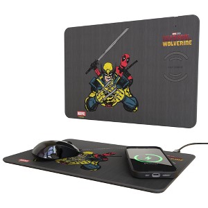 Marvel Deadpool Badge 15-Watt Wireless Charger and Mouse Pad - 1 of 3