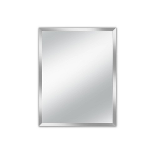 28 X 34 Madison Frameless Decorative Beveled Glass Wall Mirror Alpine Art And Mirror Target