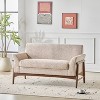 Christopher Knight Home Emma Modern 57.5" Elm Wood Frame Upholstered Loveseat - 2 of 4