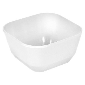 Square Melamine Cereal Bowl 37oz White - Room Essentials