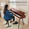 Best Choice Product Modern 88 Key Fully Weighted Desk Style Digital Piano w/ Metal Legs, 3 Sustain Pedal - 3 of 4