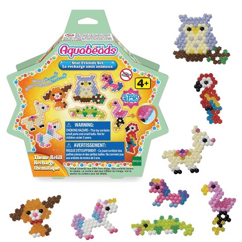 Aquabeads Arts & Crafts Star Friends Theme Bead Refill With Over 600 Beads  And Templates : Target