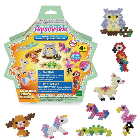 Aquabeads Arts & Crafts Star Friends Theme Bead Refill with over 600 Beads  and Templates