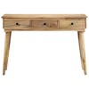 vidaXL Console Table Side Hall Table Living Room Furniture Solid Wood Mango - 3 of 4