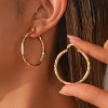 Vuskdtei18K Gold Plated Flower Dangle Earrings for Women, Hypoallergenic Cubic Zirconia Earrings, Elegant Chandelier Drop Earrings - 2 of 4