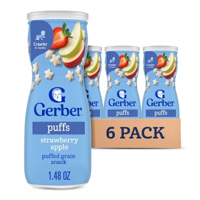 Gerber Strawberry Apple Puffs Baby Snacks