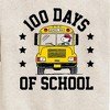 Boys' - Peanuts - Snoopy One Hundred Days Of School Graphic Long Sleeve Fleece Sweatshirt - 2 of 4