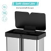 Automatic Trash Can, Touchless Smart Motion Sensor Rubbish Can, 2 x 8 Gallon (2 x 30 L) - 4 of 4