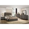 NicBex 2 Drawers Nightstand,Bedside Table with Diamond Shaped Black Metal Handles,Modern Side Table for Bedroom - 4 of 4