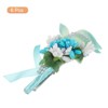 Unique Bargains Formal Dinner Party Wedding Groom Lily Boutonnieres Pins 6 Pcs - 3 of 3