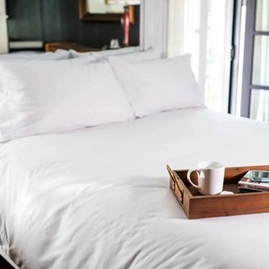 T-300 White Combed Cotton Sheets By Rifz Textiles - 1 of 3
