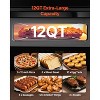 VEVOR Electric Pizza Oven, Smart Pizzas Maker Indoor with 5 Preset, 12-Inch Countertop Pizza Cooker w/ Touch Srceen, 750℉ Max Temp, Silver&Grey - 4 of 4