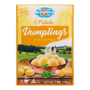 Dr Willi Knoll Bavarian Potato Dumplings in Boiling Bags 6 Count 7 oz - 1 of 2