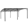 vidaXL Cream Garden Sunshade Awning - 236.2"x118.1"x100.4" Polyester Fabric Canopy, Powder-Coated Steel Frame for Patio, Outdoor - 4 of 4