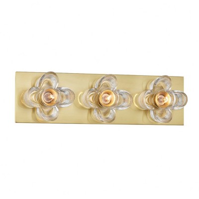 Mitzi Shea 3 - Light Vanity in  Aged Brass